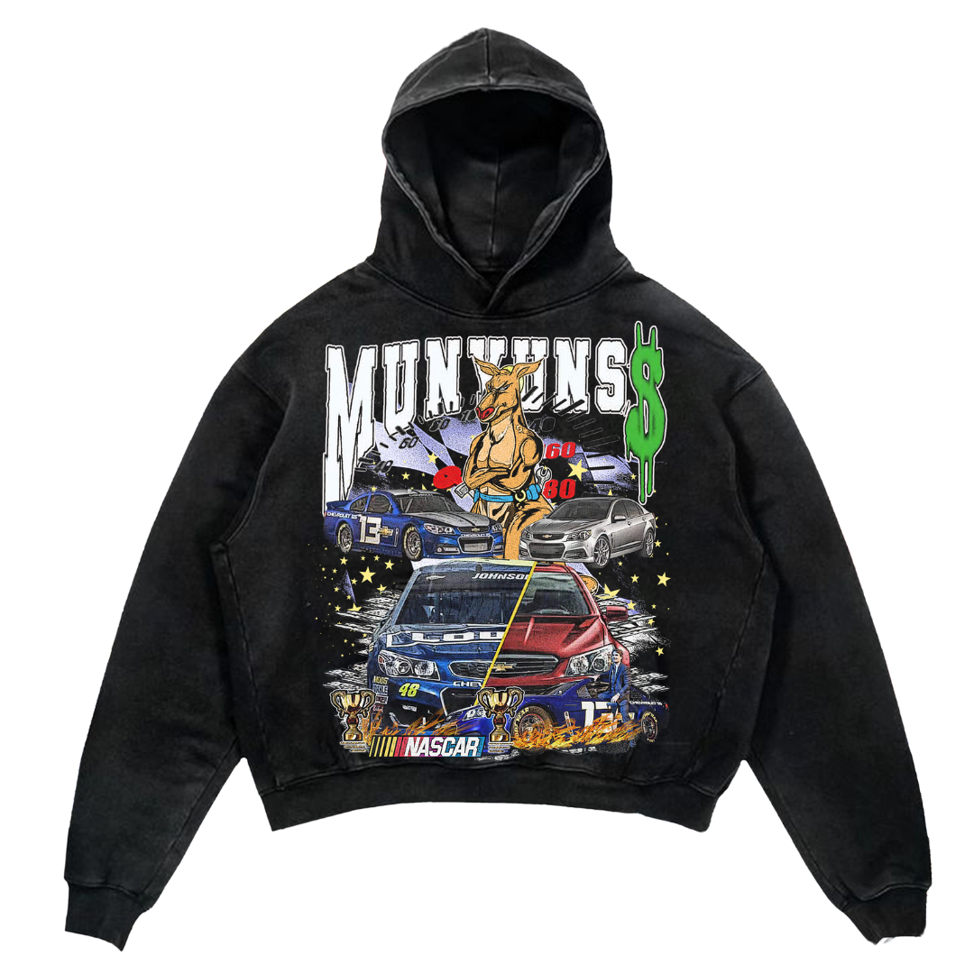 Munyuns Kangaroo Nascar Hoodie
