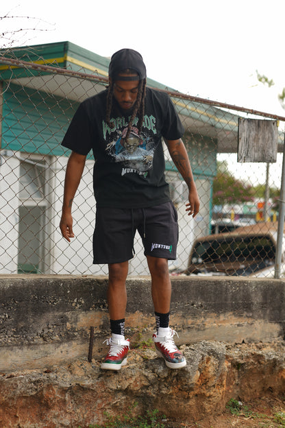 Black Munyuns$ Shorts