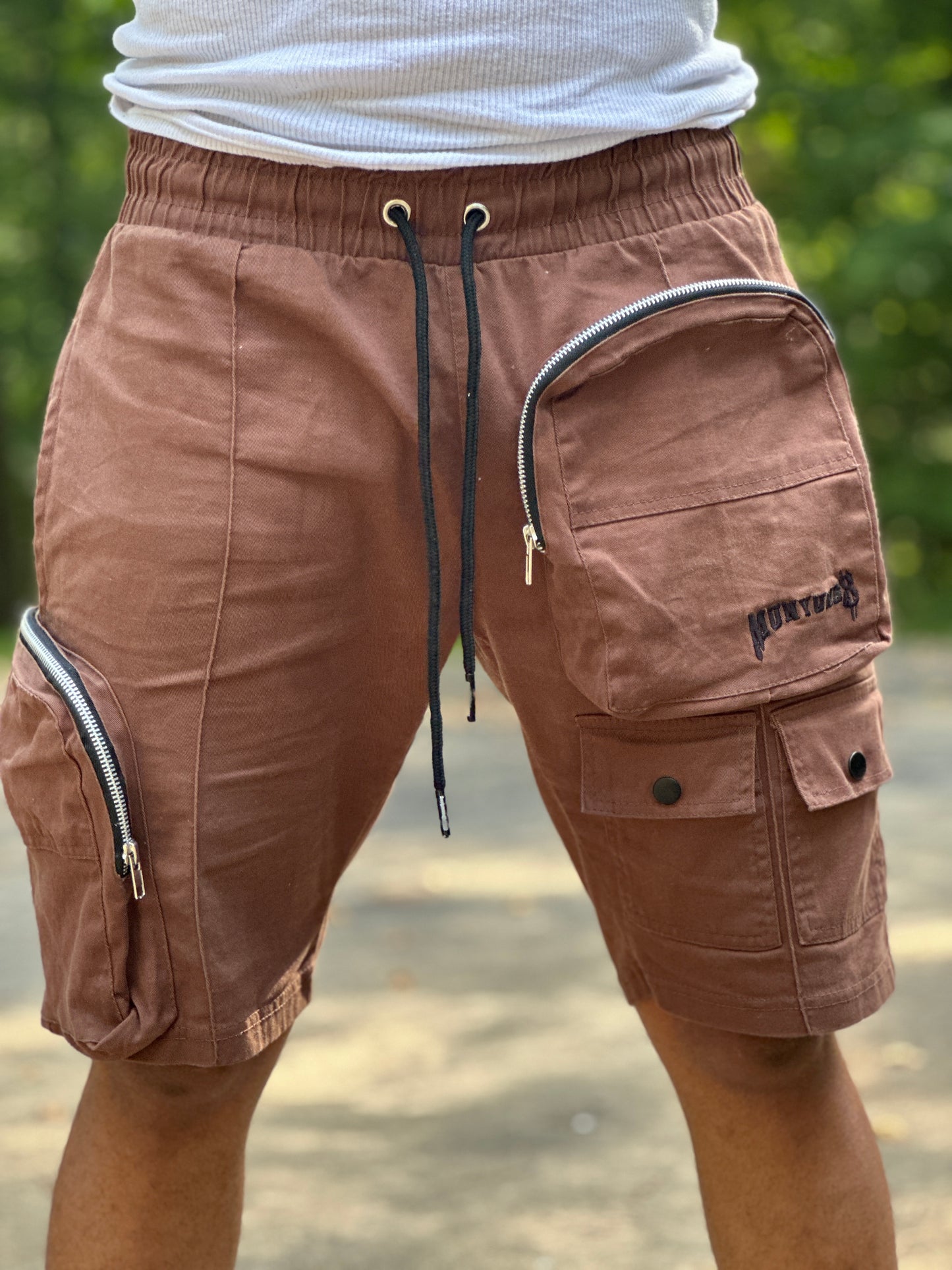 Brown Cargo Shorts